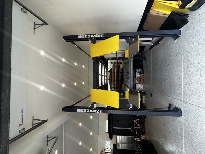 Automotive lift maintenance work