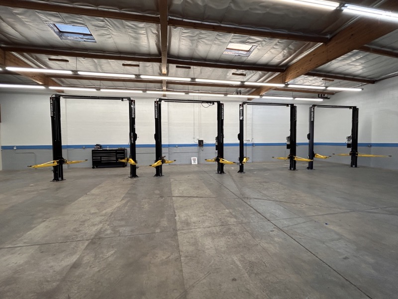 Automotive lift installation and setup